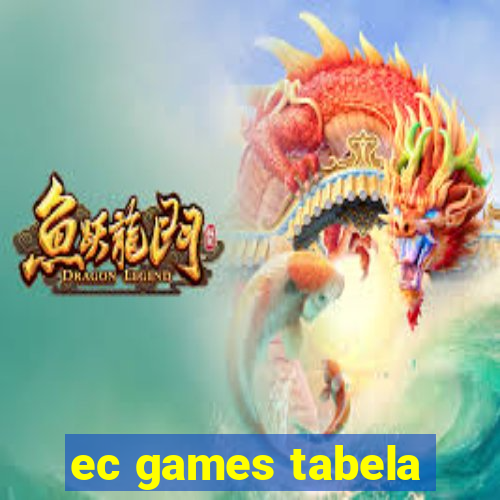 ec games tabela